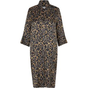 Dea Kudibal Blousejurk  camel / marine / wit