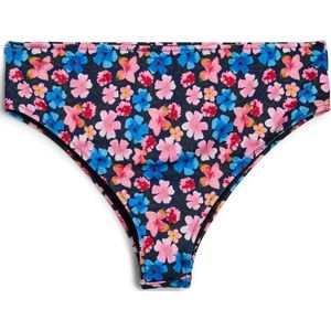 Swim by Zizzi Bikinibroek 'Caanne'  blauw / rosa / rood / zwart