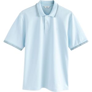 Next Shirt  lichtblauw / wit