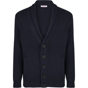 Felix Hardy Gebreid vest  navy