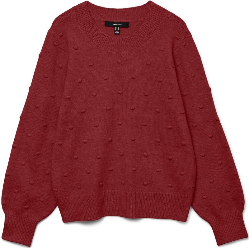 Vmfrancesca - Gebreide Pullover - O-hals - Lange Mouwen - Regular Fit