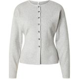 ONLY - Gebreid Vest - Grijs Gemêleerd