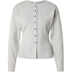 ONLY - Gebreid Vest - Grijs Gemêleerd