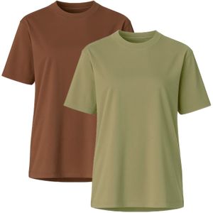 C&City Shirt  bruin / kaki