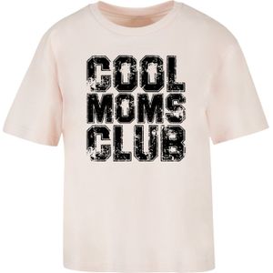 F4NT4STIC Shirt 'Mothers Day Modern Love Statement Trendy Slogan'  poederroze / zwart