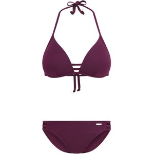 Unikleur - Triangelbikini - Bordeaux - Polyamide