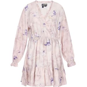 DreiMaster Vintage Jurk  beige / navy / pastellila