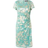 Cocktailjurk - Gevoerde Zoom - Glitterend - All-over Patroon - Knielengte