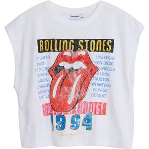Desigual - T-shirt - Multicolor - Mouwloos - Vintage Concert Inspiratie - Collectie AW25