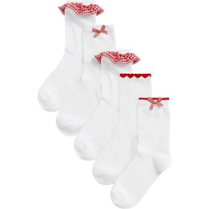 Next Sokken  rood / wit
