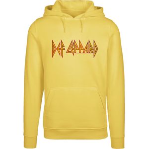 F4NT4STIC Sweatshirt 'Def Leppard'  geel / curry / robijnrood