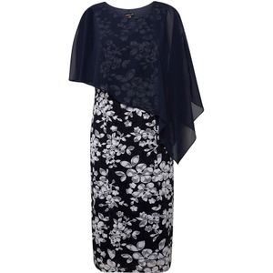 Goldner Jurk  nachtblauw / wit