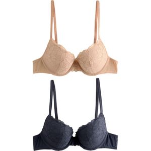 Next BH  beige / navy