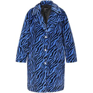 faina Tussenmantel  azuur / zwart