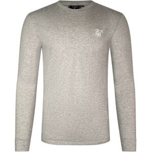 SikSilk Shirt  grijs / wit
