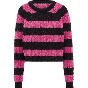 Libbi Trui  pink / zwart