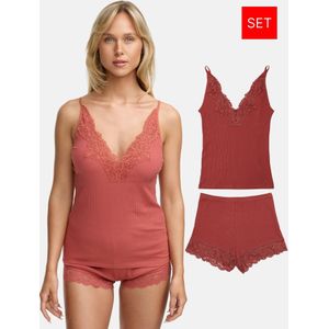 Tazzio Korte pyjama 'F909'  oranje