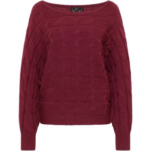 faina Trui  donkerrood