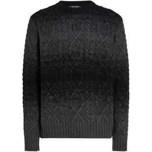 Karl Lagerfeld Trui  donkergrijs / zwart