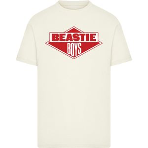 F4NT4STIC Shirt 'The Beastie Boys'  sand / rood / wit