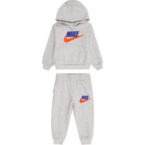 Nike Sportswear Joggingpak 'CLUB FLC'  blauw / grijs gemêleerd / oranje