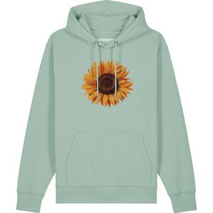 Watapparel Sweatshirt 'Sonnenblume'  mintgroen