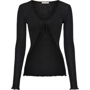 Seamless Basic Gebreid vest  zwart