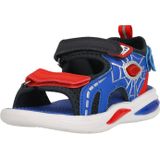 ZigZag Sandalen 'Zest'  neonblauw / bloedrood / natuurwit