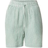 PIECES - PCSally - Broek - Wit - Katoen - High Waist