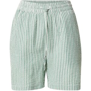 PIECES - PCSally - Broek - Wit - Katoen - High Waist