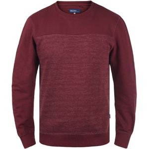 BLEND Sweatshirt 'Tok'  blauw / bordeaux / wit