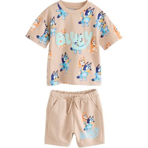 Next Set - Beige - 2-delige Set - Shirt en Hose - Kwartmouw