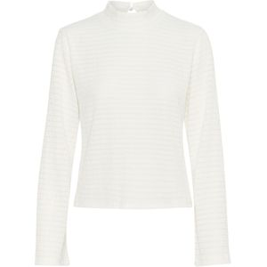 T-shirt - Chalk - Baggy fit - Lange Mouwen