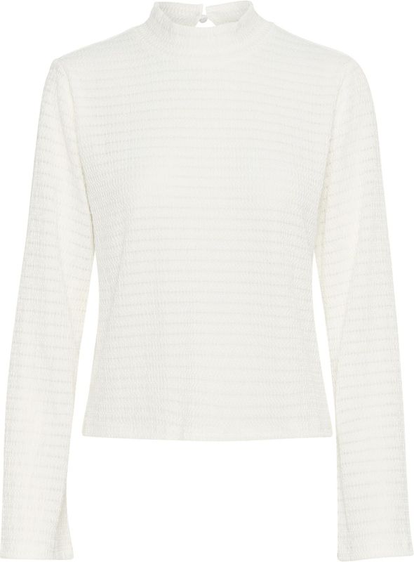 T-shirt - Chalk - Baggy fit - Lange Mouwen