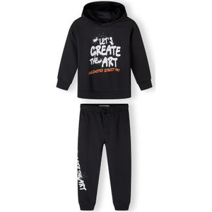 MINOTI Joggingpak  rood / zwart / wit