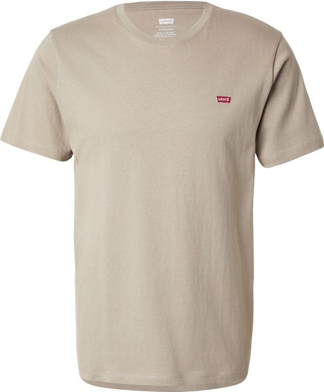 LEVI'S ® Shirt 'ORIGINAL HM TEE'  taupe / rood / wit