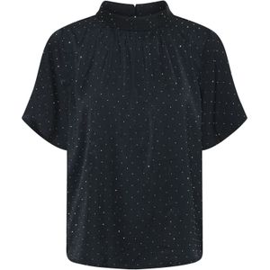 SAINT TROPEZ Blouse  zwart