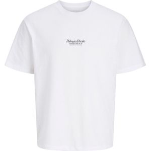 JACK & JONES Shirt  smaragd / zwart / wit