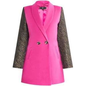 faina Tussenmantel  goud / pink / zwart