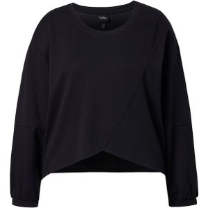 Ulla Popken Sweatshirt  zwart