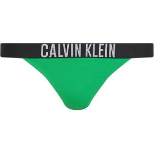Calvin Klein Swimwear Bikinibroek 'Intense Power'  groen / zwart / wit