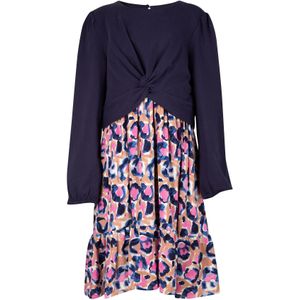 happy girls Jurk  navy / pink