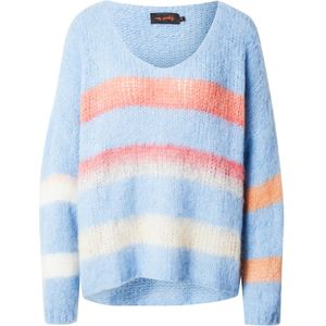 miss goodlife Trui  ecru / lichtblauw / oranje / koraal