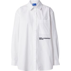 KARL LAGERFELD JEANS Blouse  zwart / wit
