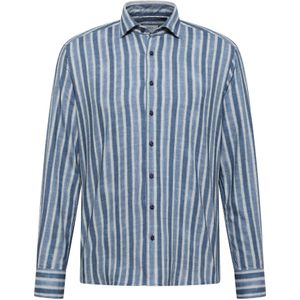 Eterna - Overhemd - Donkerblauw - MODERN FIT - Lange Mouwen - EASY IRON