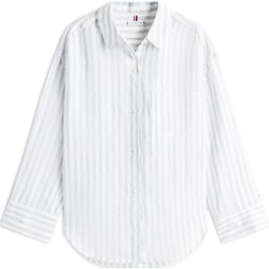 TOMMY HILFIGER Blouse  smoky blue / wit