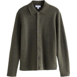 Next Gebreid vest  olijfgroen