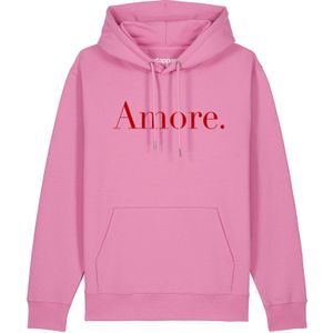 Watapparel Sweatshirt 'Amore'  rosa / donkerrood