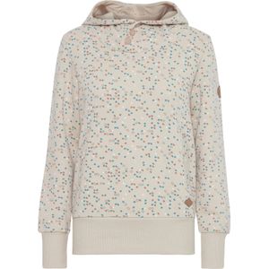 Oxmo Sweatshirt 'Beate'  beige / blauw / bruin / wit
