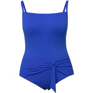 Ulla Popken Badpak  royal blue/koningsblauw